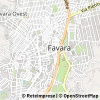 地図 Favara