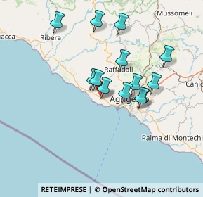 Mappa Via Portella delle Ginestre, 92010 Realmonte AG, Italia (13.68308)