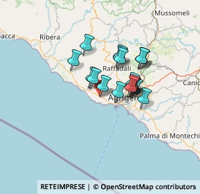 Mappa Via Portella delle Ginestre, 92010 Realmonte AG, Italia (10.88526)