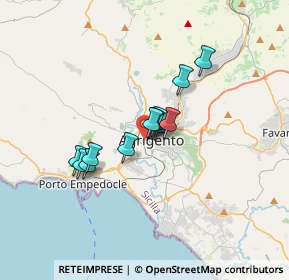 Mappa Discesa Porto Empedocle, 92100 Agrigento AG, Italia (2.59667)