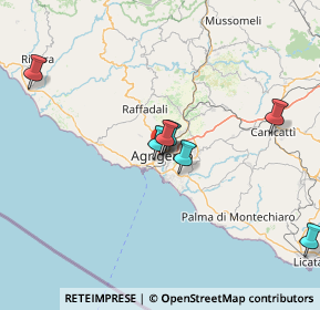 Mappa Discesa Porto Empedocle, 92100 Agrigento AG, Italia (25.52)