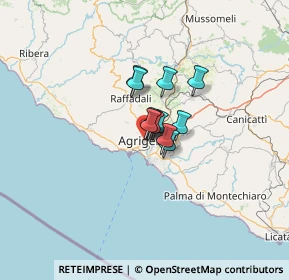 Mappa Discesa Porto Empedocle, 92100 Agrigento AG, Italia (6.51455)