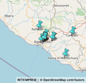 Mappa Via Neve, 92100 Agrigento AG, Italia (6.35417)