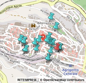 Mappa Via Neve, 92100 Agrigento AG, Italia (0.205)