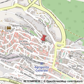 Mappa Via Palillo, 38, 92100 Agrigento, Agrigento (Sicilia)