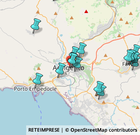 Mappa Via Orfane, 92100 Agrigento AG, Italia (5.17474)