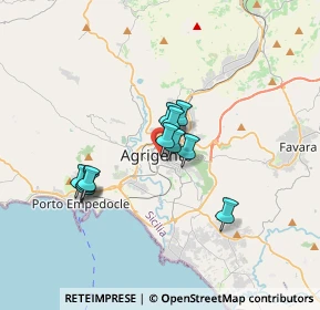 Mappa Via Orfane, 92100 Agrigento AG, Italia (2.81636)