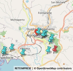 Mappa Via Orfane, 92100 Agrigento AG, Italia (2.3425)