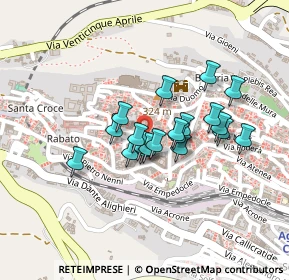 Mappa Via Orfane, 92100 Agrigento AG, Italia (0.178)