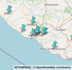 Mappa Vicolo Gozza, 92100 Agrigento AG, Italia (14.81)