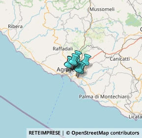 Mappa Vicolo Gozza, 92100 Agrigento AG, Italia (20.188)