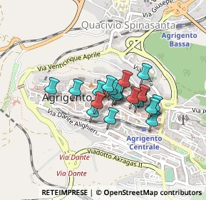 Mappa Vicolo Gozza, 92100 Agrigento AG, Italia (0.3025)