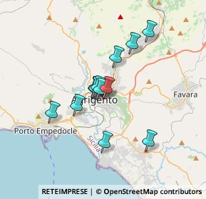 Mappa Salita F. Sala, 92100 Agrigento AG, Italia (2.91083)