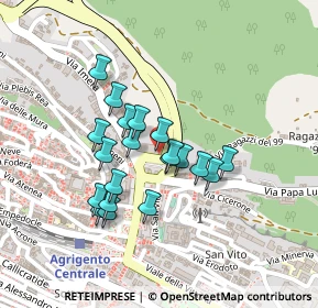 Mappa Piazza Fratelli Rosselli, 92100 Agrigento AG, Italia (0.1975)