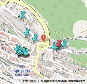 Mappa Piazza Fratelli Rosselli, 92100 Agrigento AG, Italia (0.299)