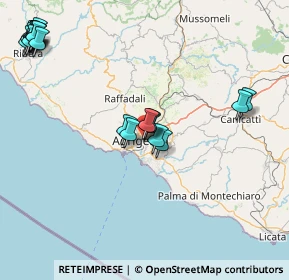 Mappa Piazza Fratelli Rosselli, 92100 Agrigento AG, Italia (22.7)