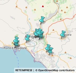 Mappa Piazza Fratelli Rosselli, 92100 Agrigento AG, Italia (3.01357)