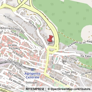 Mappa Piazzale F.lli Rosselli, 92100 Agrigento AG, Italia, 92100 Agrigento, Agrigento (Sicilia)