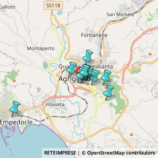 Mappa Piazza Lena, 92100 Agrigento AG, Italia (1.11818)