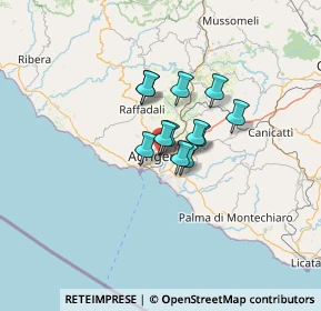 Mappa Piazza Lena, 92100 Agrigento AG, Italia (8.055)