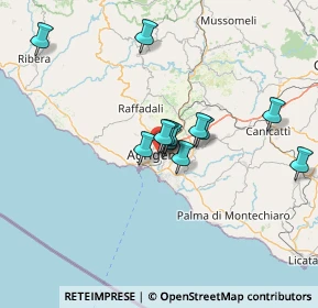 Mappa Salita la Lumia, 92100 Agrigento AG, Italia (11.91)