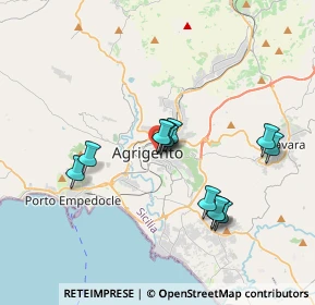 Mappa Via Antonino Restivo, 92100 Agrigento AG, Italia (3.58417)