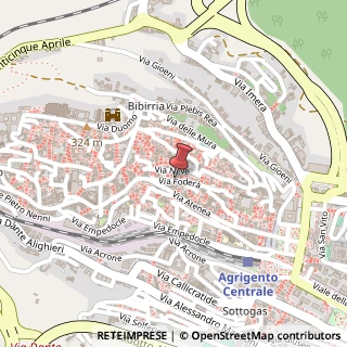 Mappa Via Fodera, 11, 92100 Agrigento, Agrigento (Sicilia)