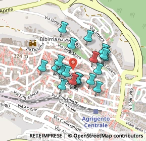 Mappa Via F. Sala, 92100 Agrigento AG, Italia (0.183)