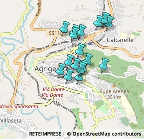 Mappa Via F. Sala, 92100 Agrigento AG, Italia (0.76944)