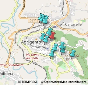 Mappa Via F. Sala, 92100 Agrigento AG, Italia (0.73867)