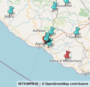 Mappa Via F. Sala, 92100 Agrigento AG, Italia (13.75364)