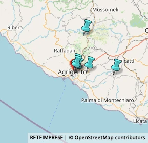 Mappa Via F. Sala, 92100 Agrigento AG, Italia (30.85364)
