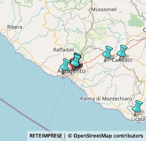 Mappa Via F. Sala, 92100 Agrigento AG, Italia (51.661)