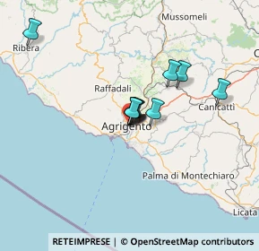 Mappa Via F. Sala, 92100 Agrigento AG, Italia (22.6905)