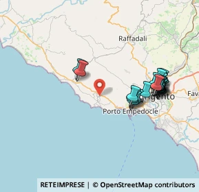 Mappa Via Tevere, 92010 Realmonte AG, Italia (8.5325)