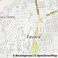 Mapa Favara