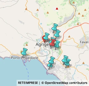 Mappa Piazzetta Vadala', 92100 Agrigento AG, Italia (3.47455)