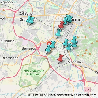 Mappa Via Pramollo, 10135 Torino TO, Italia (3.478)