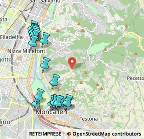 Mappa Strada Cunioli Alti, 10133 Torino TO, Italia (2.458)