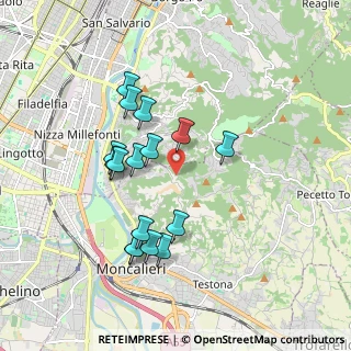 Mappa Strada Cunioli Alti, 10133 Torino TO, Italia (1.70125)