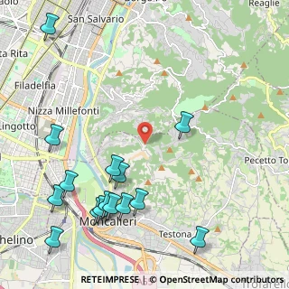 Mappa Strada Cunioli Alti, 10133 Torino TO, Italia (2.73867)