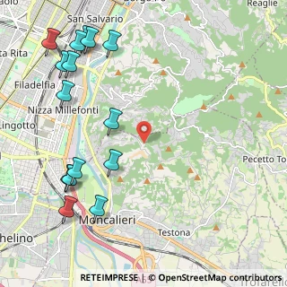 Mappa Strada Cunioli Alti, 10133 Torino TO, Italia (2.82067)