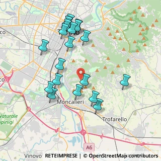 Mappa Strada Cunioli Alti, 10133 Torino TO, Italia (4.0895)