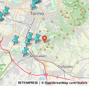 Mappa Strada Cunioli Alti, 10133 Torino TO, Italia (6.0875)