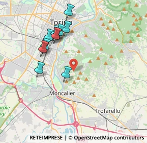 Mappa Strada Cunioli Alti, 10133 Torino TO, Italia (3.73727)
