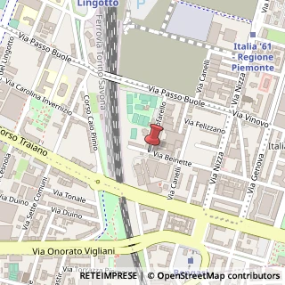 Mappa Via Beinette,  21, 10127 Torino, Torino (Piemonte)