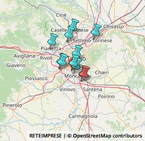 Mappa Via Canelli, 10127 Torino TO, Italia (7.86636)