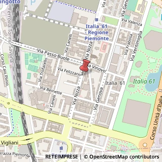 Mappa Via nizza 360, 10127 Torino, Torino (Piemonte)