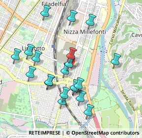 Mappa Via Nizza N, 10127 Torino TO, Italia (0.9625)