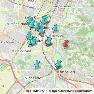 Mappa Via Nizza N, 10127 Torino TO, Italia (1.67684)